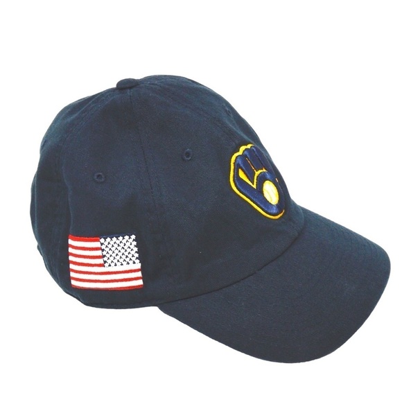 Milwaukee Brewers Fan Favorite Genuine Merchandise Curved Bill Baseball Cap - Picture 12 of 12
